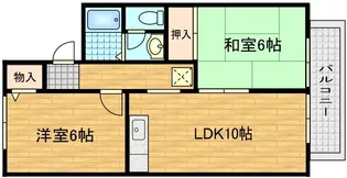 トゥインクルII【2階】の間取り