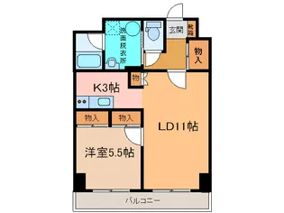 CENTER CTIY5【5階】の間取り