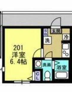 The Front Gumyouji【2階】の間取り