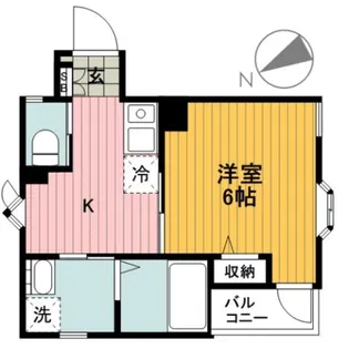 レディメイツ【2階】の間取り