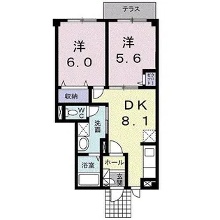 モデラート【1階】の間取り