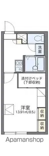 レオパレスサン曙【2階】の間取り