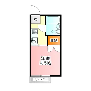 細谷ハイツ【1階】の間取り