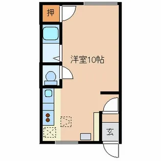 オリス美深【2階】の間取り