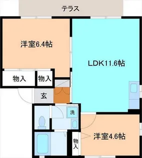 SH・ディアスK-1【1階】の間取り