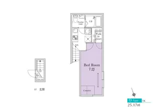 ガーデンテラス四ツ谷【2階】の間取り