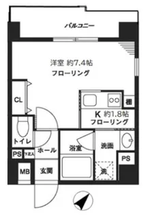 レジデンスみその【6階】の間取り