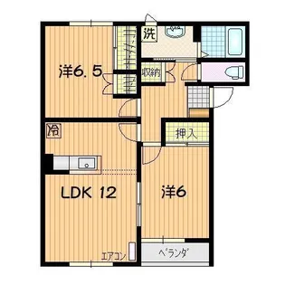 ドリームワン壱番館【2階】の間取り