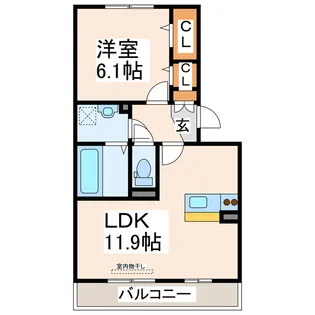 コンソルテ【3階】の間取り