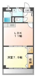 マーブル下石【2階】の間取り