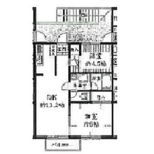 ハイツウィング【1階】の間取り
