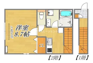 プレジール【2階】の間取り
