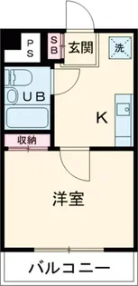 JLBグランエクリュ調布【4階】の間取り