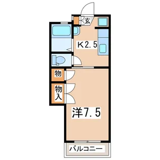 福島県郡山市麓山1【マンション】の間取り