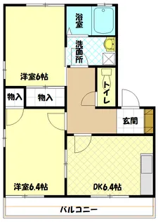 東京都武蔵村山市大南3【アパート】の間取り