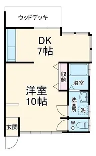エコーハイツ田戸台第2【1階】の間取り