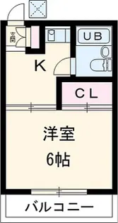 ハウスパフューム【1階】の間取り