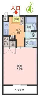 サンクレフォート大宮【1階】の間取り