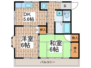 パークサイド篠崎【3階】の間取り