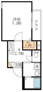 高坂メゾン【1階】の間取り