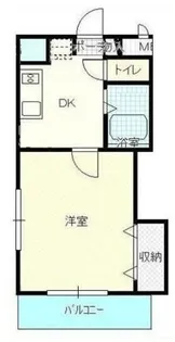 エスポワールI田井【1階】の間取り