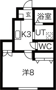 Amour ever V【1階】の間取り