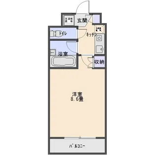 ヌヴェルハイツ【3階】の間取り