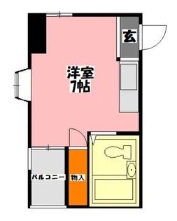 ツインウエスト【3階】の間取り