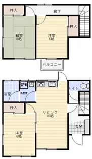 群馬県伊勢崎市田部井町1【一戸建】の間取り