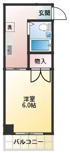 第一湯浅コーポ【2階】の間取り