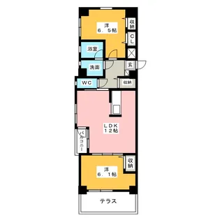 GAUDI SALUTE【1階】の間取り