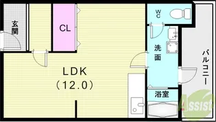セピアコート【2階】の間取り