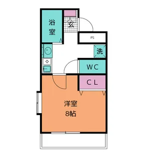 ハピネス天白【2階】の間取り