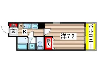 フォンタ-ナ千代田【3階】の間取り