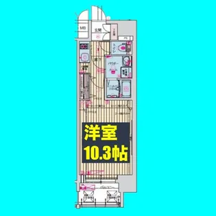 プレサンス鶴舞公園セラヴィ【11階】の間取り