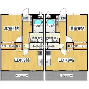 ミニョン【3階】の間取り