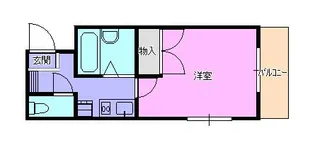第3山田ハイツ【1階】の間取り