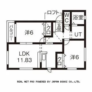 福島県郡山市島2【アパート】の間取り