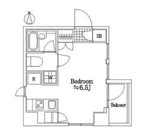 クレイシア錦糸町【8階】の間取り