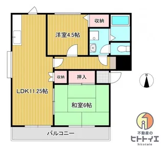 グランドシャトーKANO【2階】の間取り