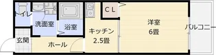 フラワーハイツ【2階】の間取り