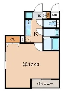 メルディア川口西青木【2階】の間取り