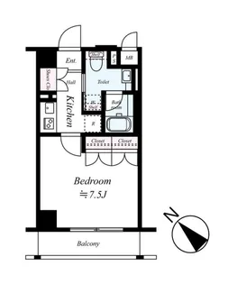 トラディス東十条【7階】の間取り