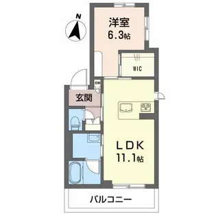ShaMaison Eterno【2階】の間取り