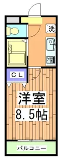 ブルク【4階】の間取り