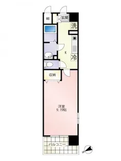 第26友建ビル【8階】の間取り