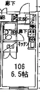 新板橋ボヌール・ステュディオ【1階】の間取り