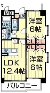 マーベラス近見【2階】の間取り