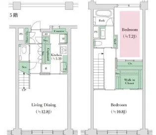 クレセントマンション【5階】の間取り
