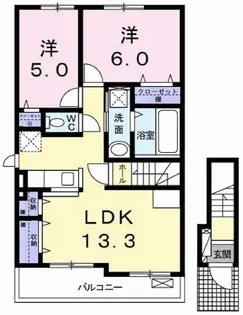 音色【2階】の間取り